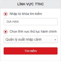 Gia hạn visa online 1